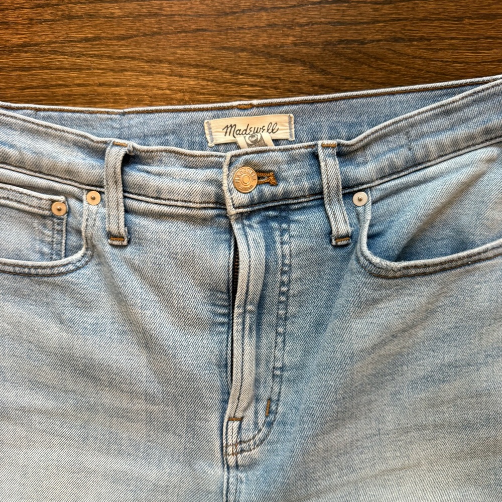Madewell The Perfect Vintage Jean Cropped Distressed Ankle Jeans - Picture 2 of 5